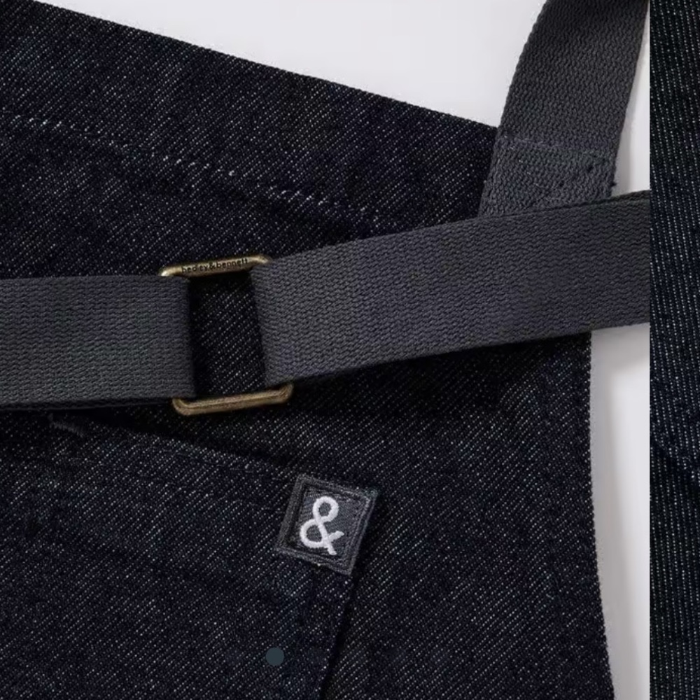 Adjustable Navy Denim Kitchen Big Jack Apron
